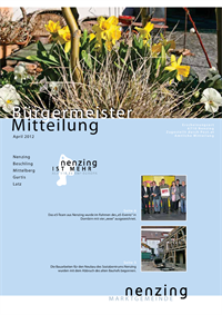 Nenzing Magazin - Bürgermeistermitteilung April 2022